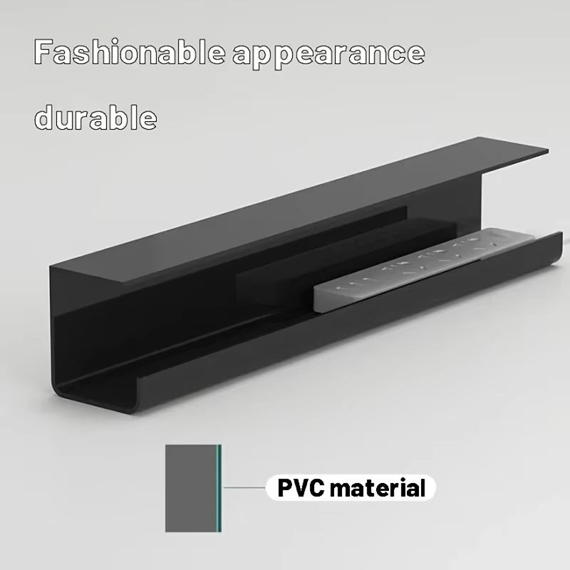 Undertable Cable Management Rack without Punching Storage Box Computer Desk Bottom Wire Fixing Plug Arrangement