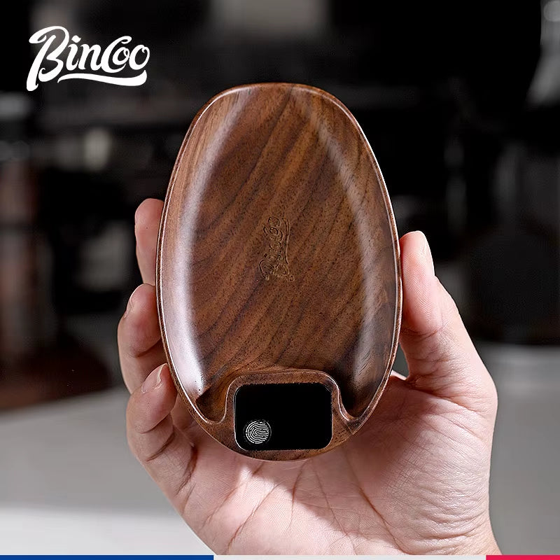 Bincoo Intelligent Electronic Scale Kitchen Scale Professional Coffee Scale Portable Bean Tray Precise 0.1G Weight Rechargeable