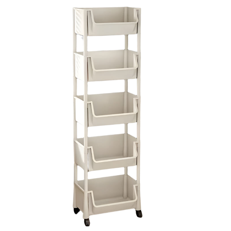 Mobile Bookshelf Office Cart (5-Tier)-0