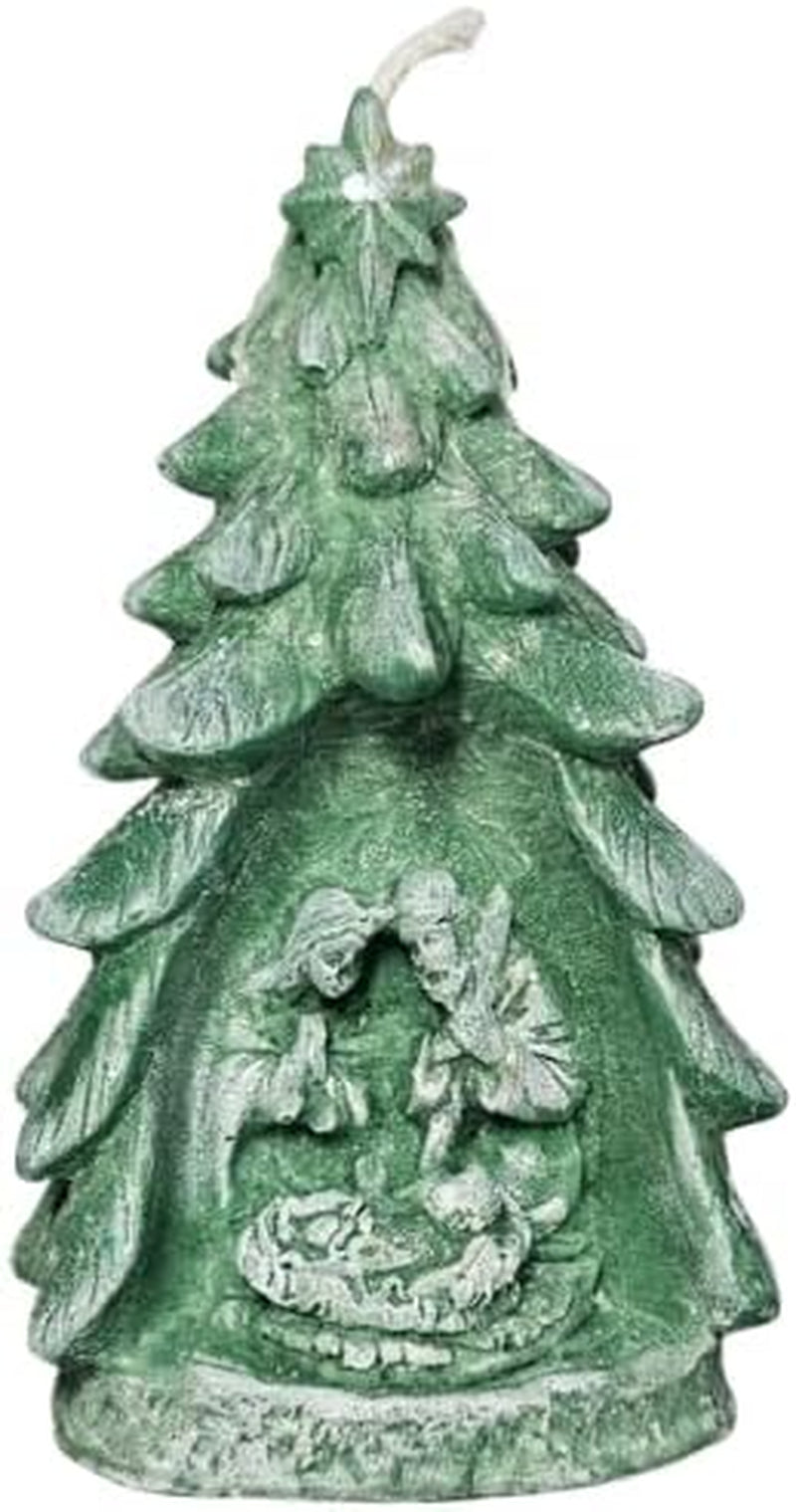 Christmas Scene Candle | Christmas Candle | Holiday Candle | Design Candle (Green)