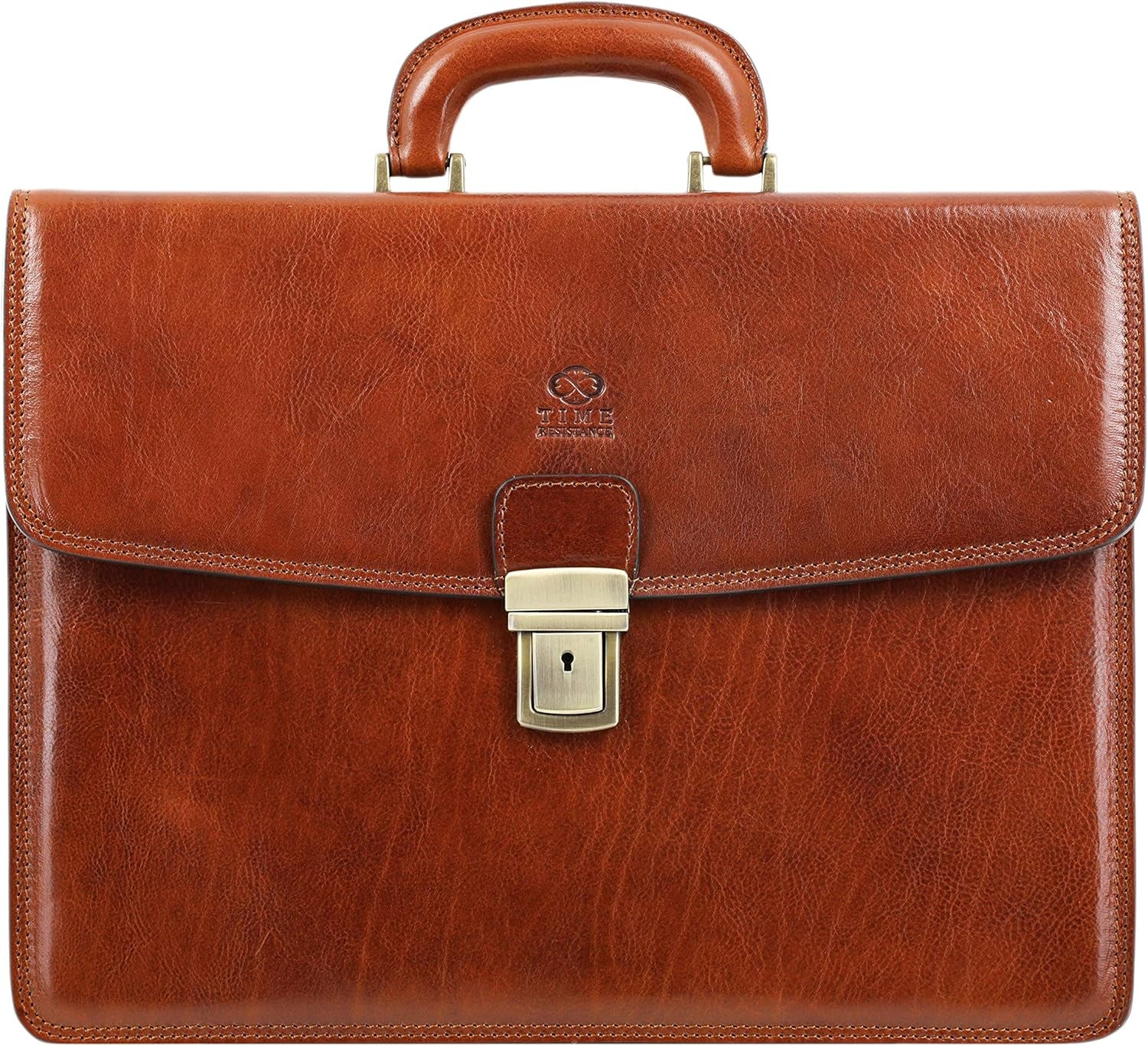 Leather Briefcase - Italian Handmade Leather Laptop Bag - Handbag for Men - Professional Computer Case