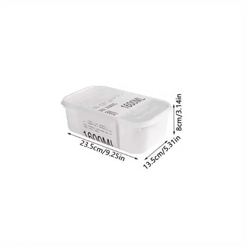 Kitchen Refrigerator Crisper with Scale Frozen Meat Packaging Food Grade Fruit and Vegetable Bento Storage Lunch Boxes Japanes ﻿