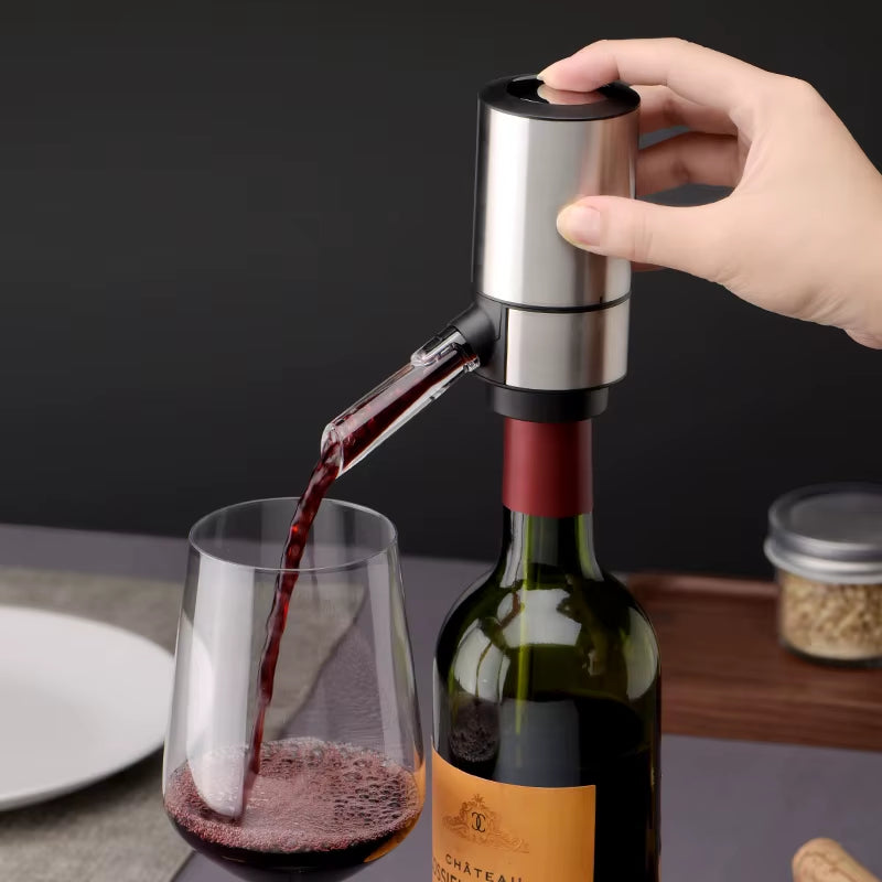 Electric Wine Aerator Dispenser Bar Accessories One-Touch Automatic Wine Decanter Pourer Wine Aeration for Party Aerador Vinho