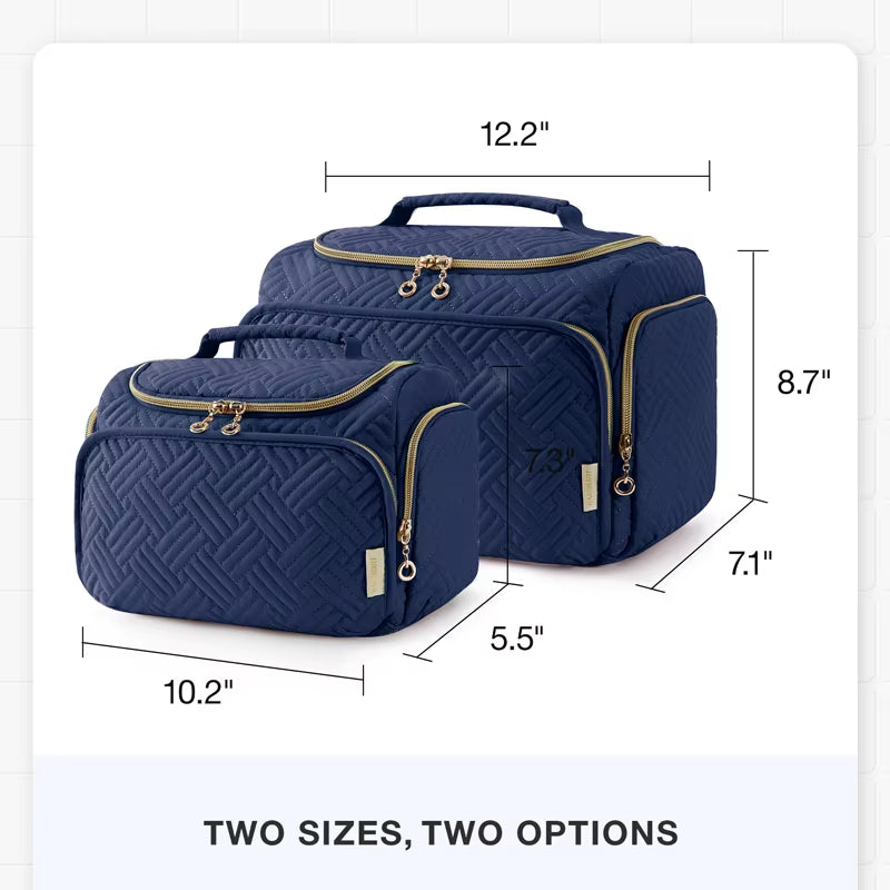 Cosmetic Bag for Make up Cases Large Capacity Makeup Organizer with Handle Waterproof Travel Toiletry Storage
