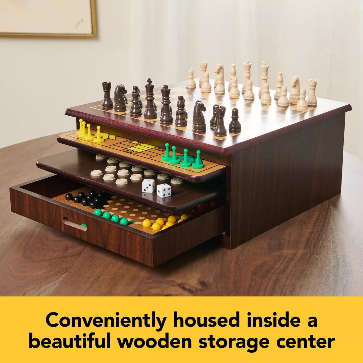 Game Gallery 12 in 1 Game House with 12 Classic Games