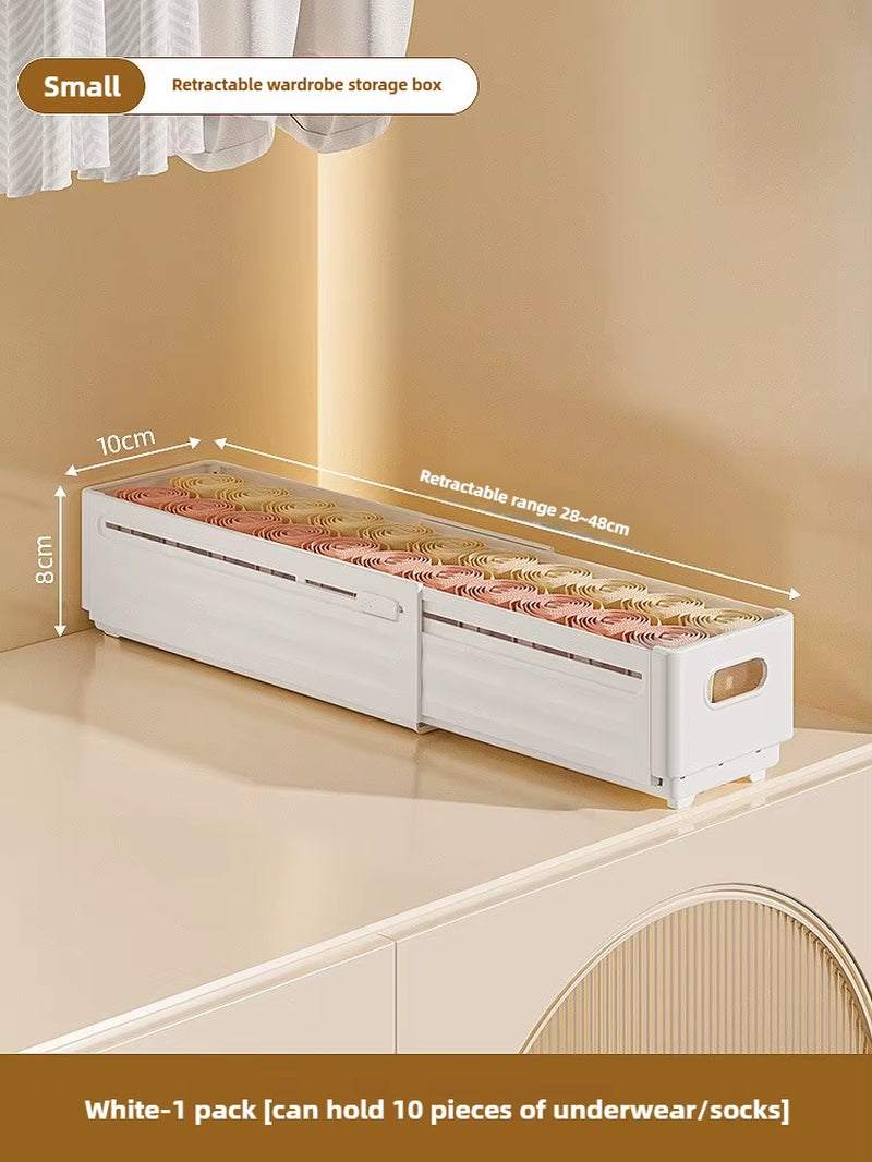 Adjustable Clothes Storage Box Closet Organizer Categorized Clothing Organizer Kitchen Cabinet Storage Bin Home Organizer