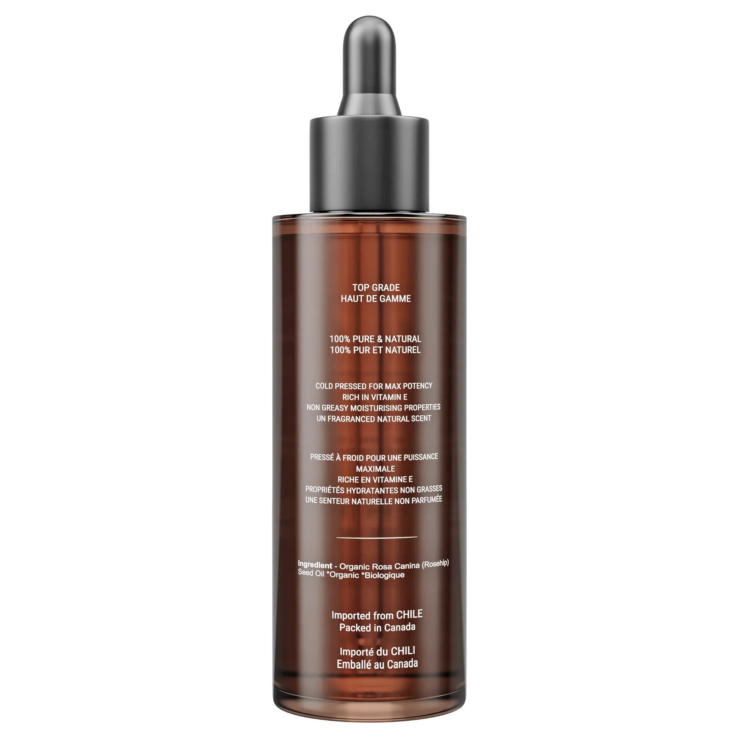 Canadian Grace 100% Organic Rosehip Oil – Cold-Pressed, Pure & Premium for Skin Rejuvenation & Hydration