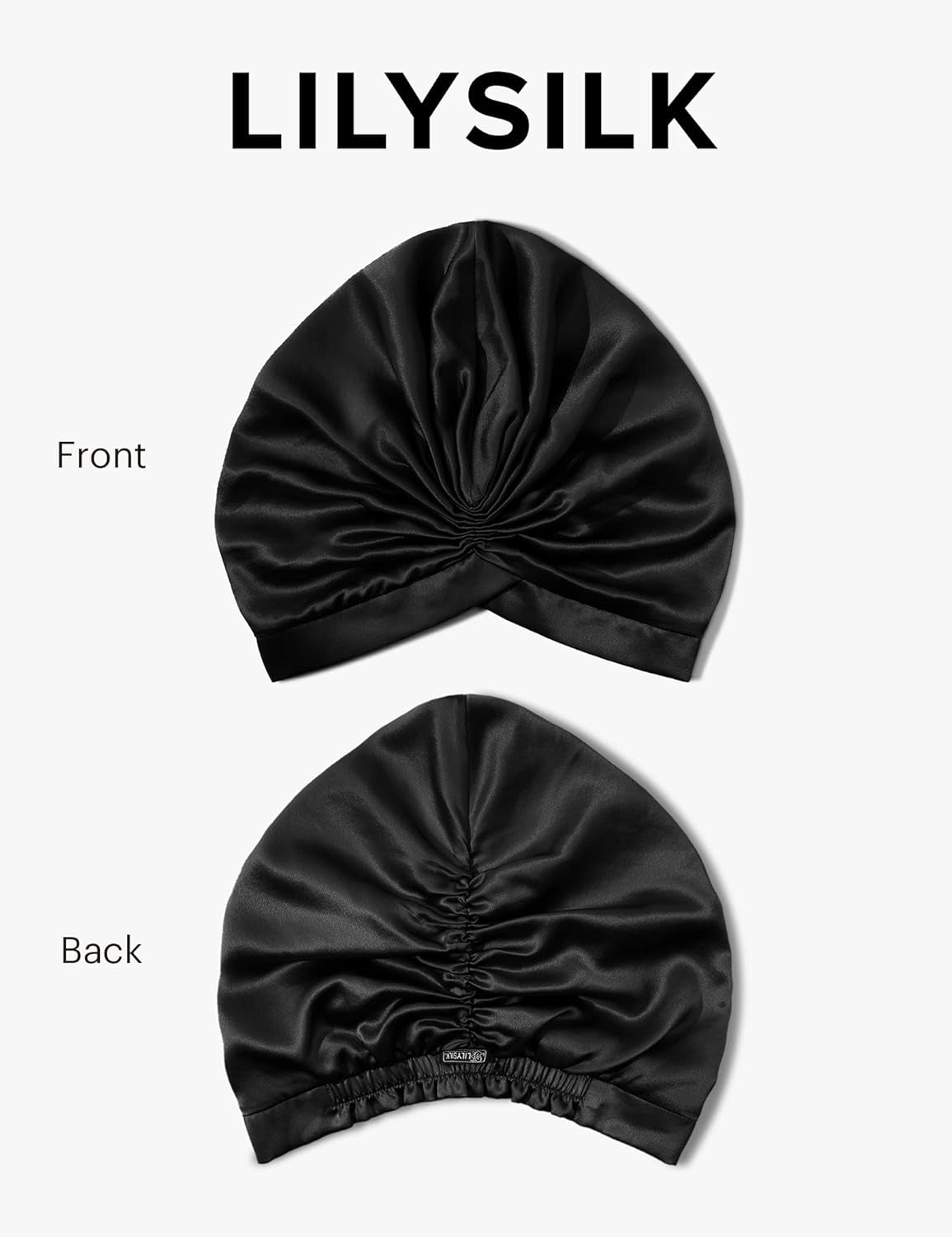 Silk Bonnet for Sleeping Womens 100% Mulberry Silk Sleep Cap Hair Wrap for Curly Long Hair