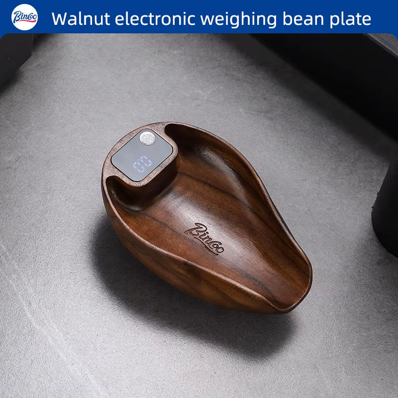 Bincoo Intelligent Electronic Scale Kitchen Scale Professional Coffee Scale Portable Bean Tray Precise 0.1G Weight Rechargeable