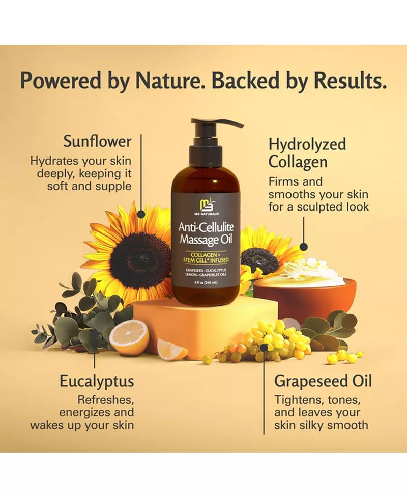 Anti-Cellulite Massage Oil, Grapefruit & Lemon | 8Oz