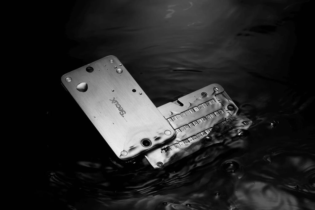 Xseed Pro Indestructible Bitcoin Wallet Crypto Seed Storage Steel Plate