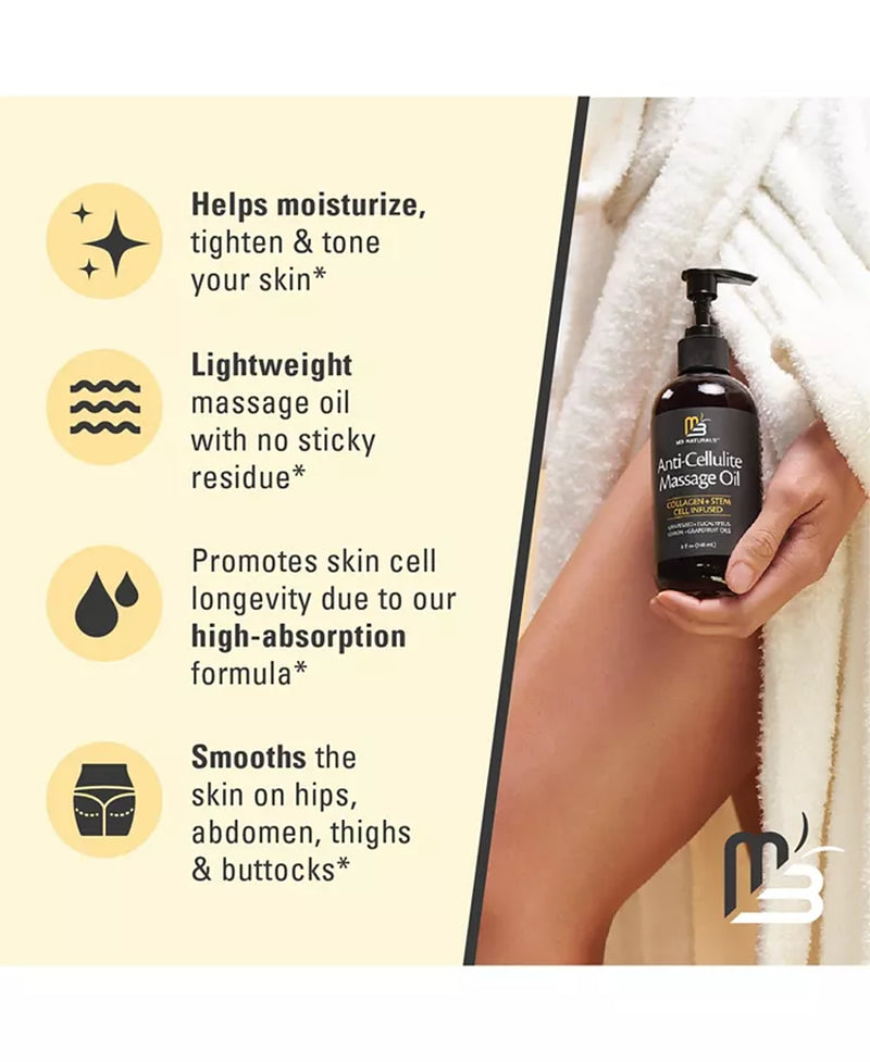 Anti-Cellulite Massage Oil, Grapefruit & Lemon | 8Oz