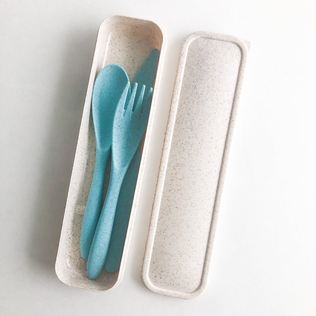 Reusable Wheat Straw Cutlery Set-5