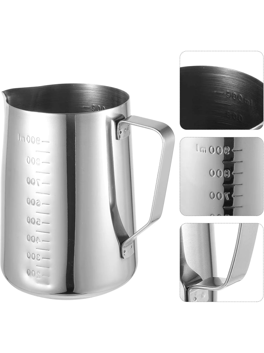 900Ml Candle Wax Melting Pot with High Spoon - Stainless Steel Candle Making Pot and Spoon - Candle Wax Melting Pot for Candle Making Supplies - Candle Melting Pot for Melting Wax - Candle Pouring Pot