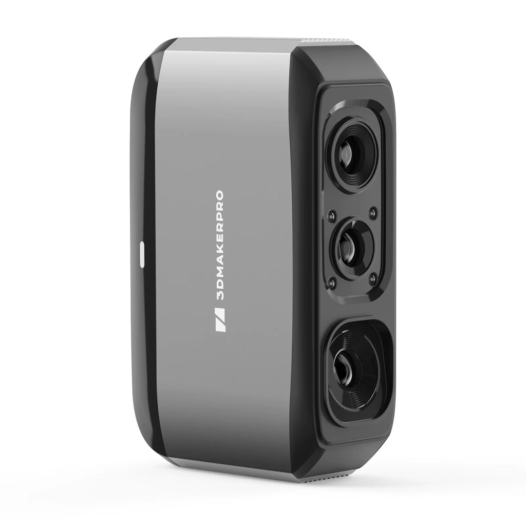 3Dmakerpro Moose Lite Standard 3D Scanner for Printing 0.05Mm Accuracy Handheld 3Dmodel Scanner 10-1500Mm Size for Windows/Macos