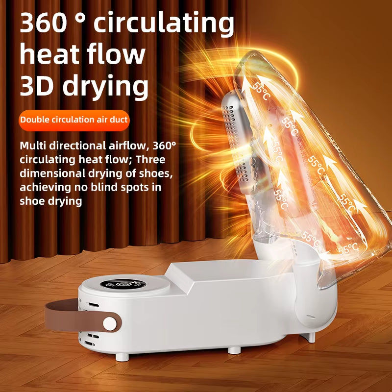 Xiaomi Shoe Dryer Smart Timer Adjustable Dryer Foldable Constant Temperature Boot Dryer Fast Drying Household Footwear Dryer