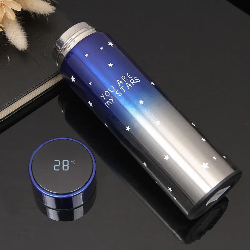 Smart Stainless Steel Thermal Bottle Display Temperature Thermal Mug Food Thermos for Tea Water Bottle with Heating Travel Cup