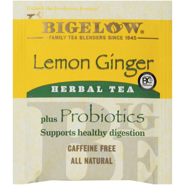 Bigelow Tea Herb Plus Probiotics Lemon Ginger (6x18 Bag )-5