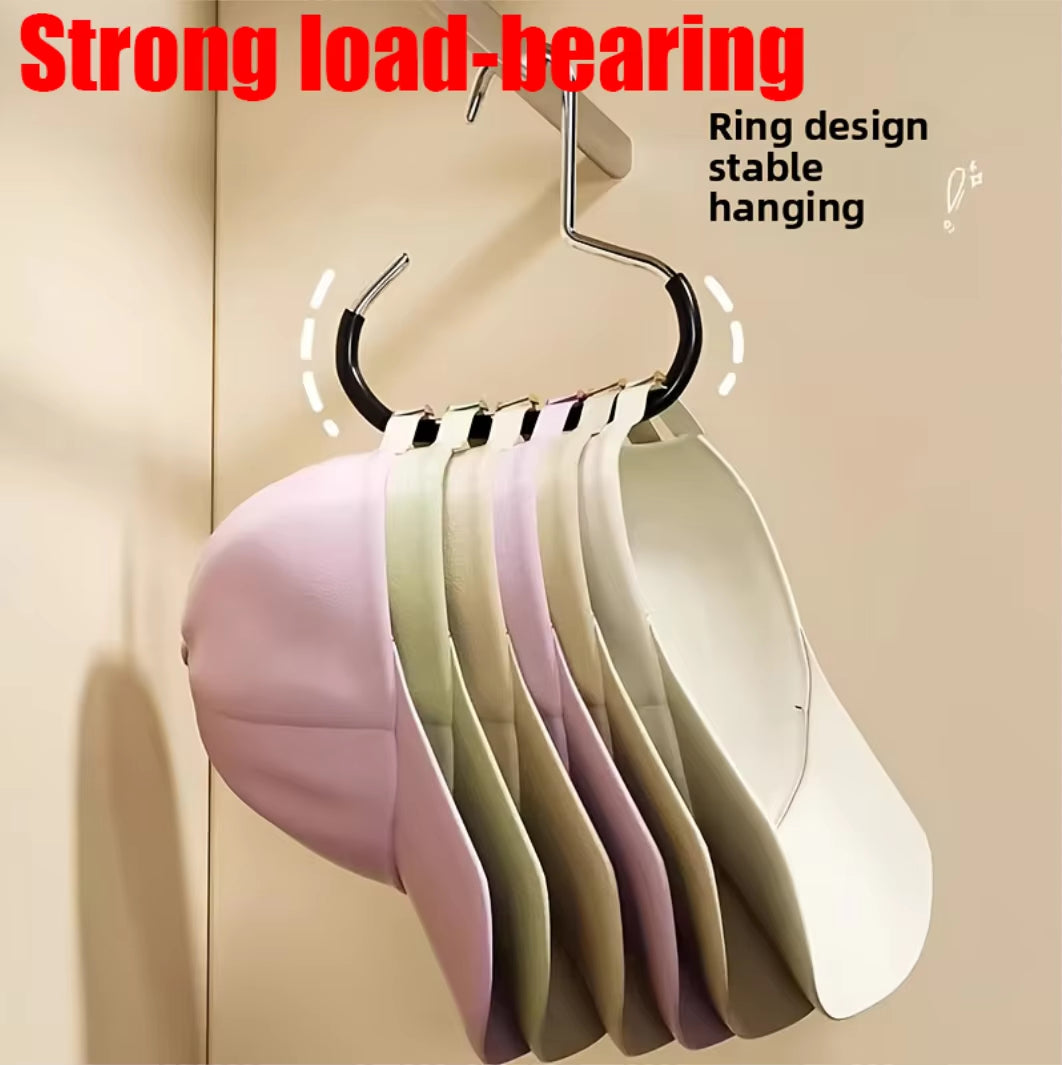 Versatile Manganese Steel round Hook Perfect for Hats Ties Scarves & Bags Strong Load-Bearing Non-Deformable Wall Hooks Heavy