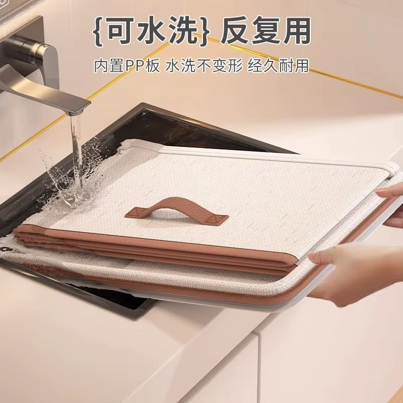 Large Household Storage Box Heavy-Duty Hard Shell Cotton Linen Zipper Storage Organizer Box with Lid for Clothes Toys Blankets