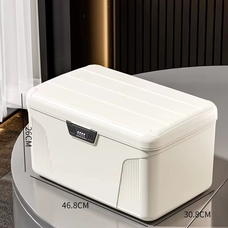 Digital Password Lock Safe Box Passport Medicine Portable Organizer Case Household Cash Jewelry Privacy Security Storage Box