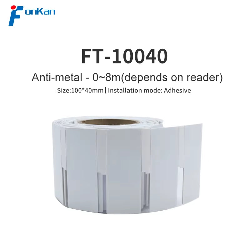 100Pcs  UHF Label 860Mhz 960Mhz Impinj Monza R6P Flexible Printable Anti-Metal RFID Tag