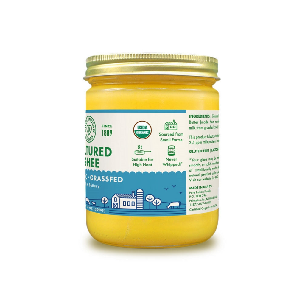 Cultured Ghee | Grass-Fed & Certified Organic Ayurvedic Ghee-3