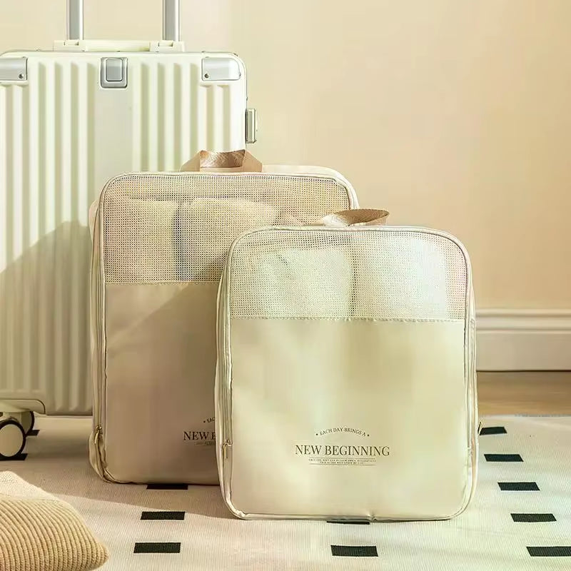 Travel Compression Packing Cube Travel Bag Luggage Organizer Travel Essentials Carry on Luggage Compression Storage Organizer