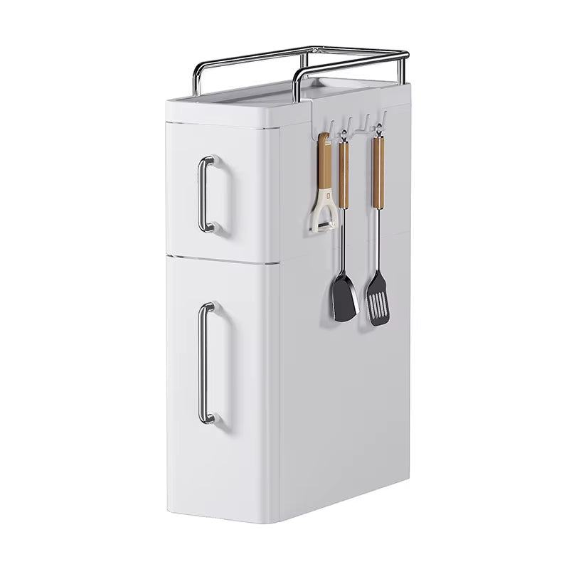 2/3 Layer Kitchen Spice Shelves Pull-Out Spice Organizer Shelf Household Multi-Functional Oil Salt Sauce and Vinegar Storage