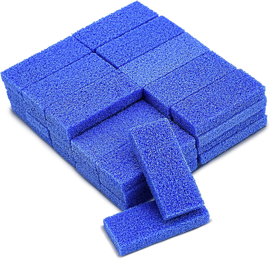 Disposable Foot Scrubber Sponge Pads Pedicure Pumice Stone for Feet Callus Remover Coarse Blue 40Pcs