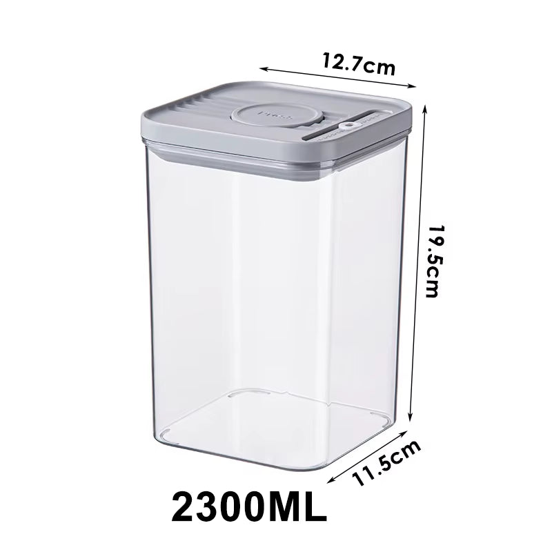 Airtight Pop Food Containers Bpa-Free Stackable Air Tight Pantry Storage Containers Ideal for Storage Cereal Snack Flour Sugar