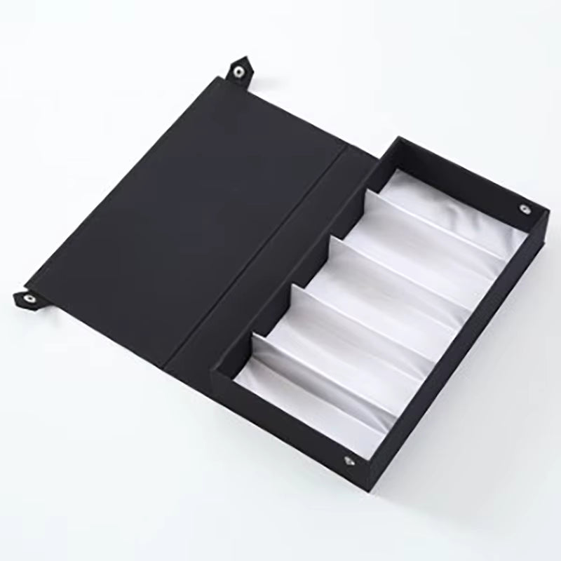 High Quality Glasses Case 8 Slot Grids Eyeglass Sunglasses Glasses Storage Display Grid Stand Case Box Holder Glasses Organizer