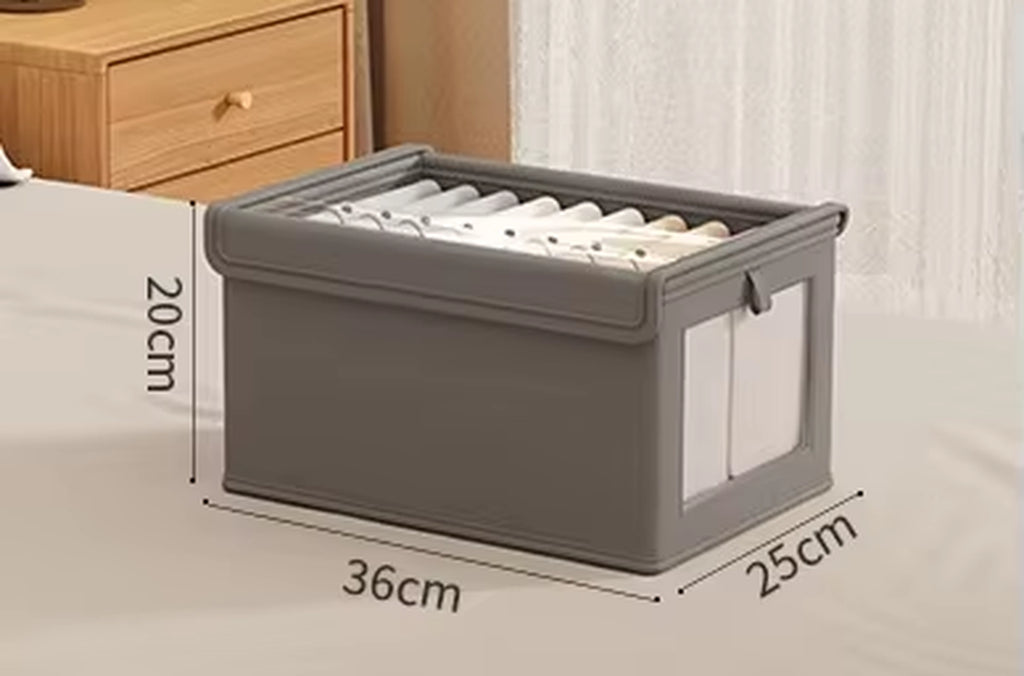 Large-Capacity Household Clothing Storage Box Enlarged and Thickened Folding Storage Box Suitable for Cotton Quilts down Jackets