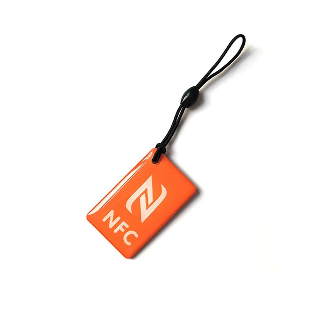 1Pc Epoxy Mini Card NTAG216 NFC Sticker 888 Bytes Proximity 13.56Mhz ISO14443A Small RFID Tag 42*26Cm Waterproof Keyfob Token