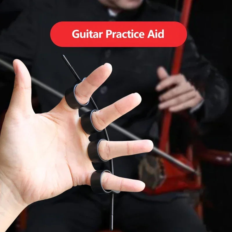 Musical Instrument Universal Finger Amplifier Ukulele Guitar Bass Accessories Piano Beginners Practice Adjustable Spacing