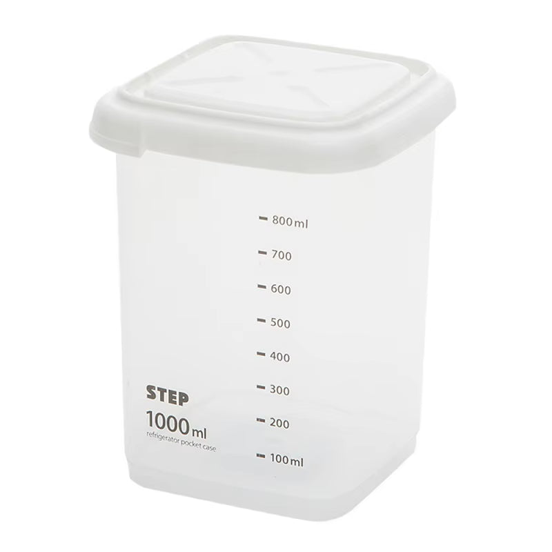 Plastic Sealed Cans Kitchen Storage Box Transparent Food Canister Keep Fresh New Clear Container in Different Capacity