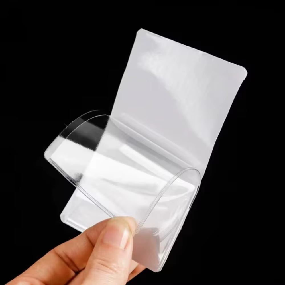 10PCS Adhesive Vinyl Pouch Tag PVC Envelope Self-Adhesive Sign Holder Ticket Sleeves Plastic Price Card Label Nameplate Pockets