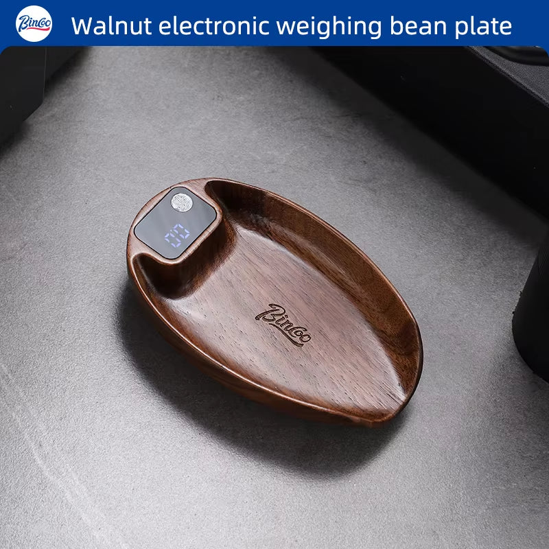 Bincoo Intelligent Electronic Scale Kitchen Scale Professional Coffee Scale Portable Bean Tray Precise 0.1G Weight Rechargeable