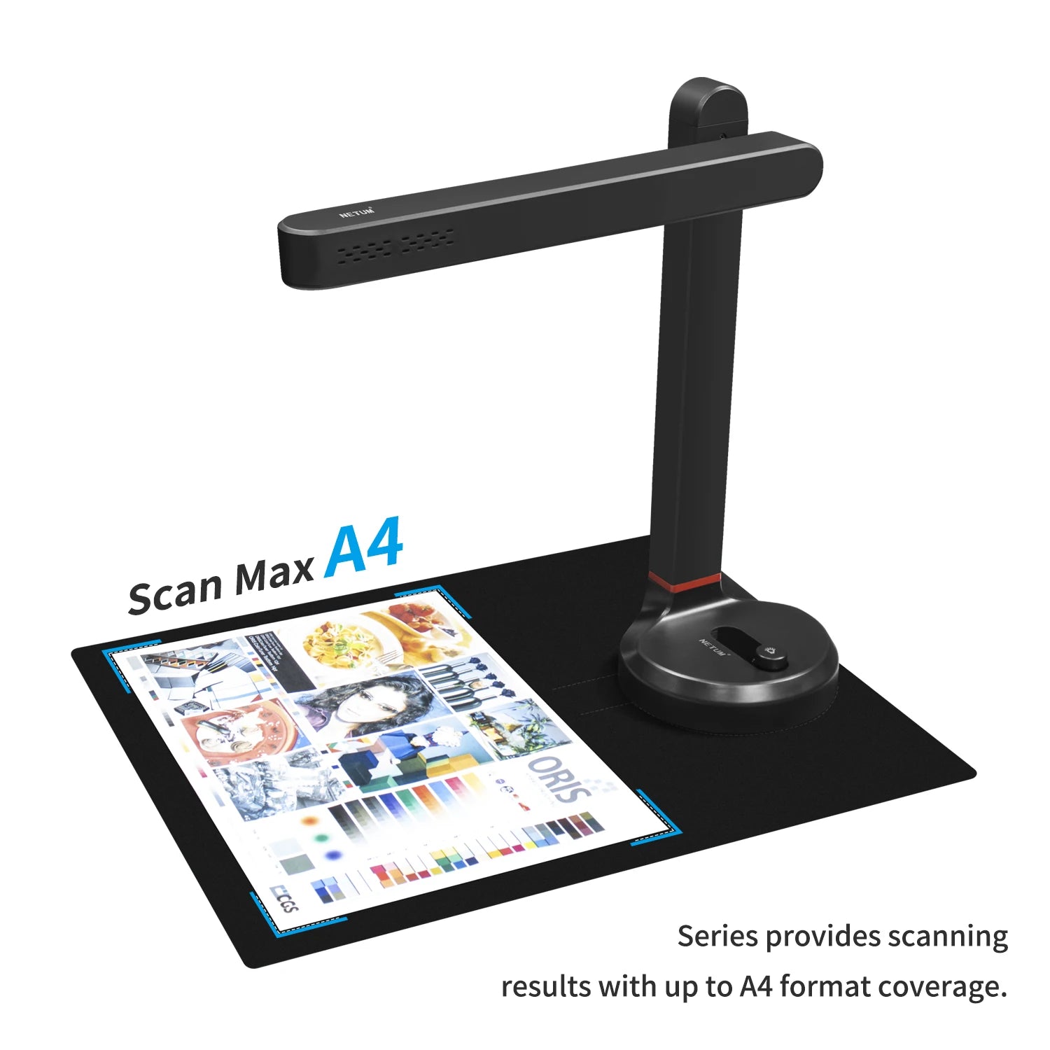 Book Scanner T101 Autofocus Document Scanner Max A4 A3 Size with Smart OCR Led Table Desk Lamp for Family Home Office