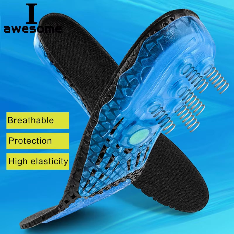 Running Sport Basketball Insoles Silicone EVA Insoles Silicone Shoes Pads for Plantar Heel Shock Absorption Pads Soles Insert