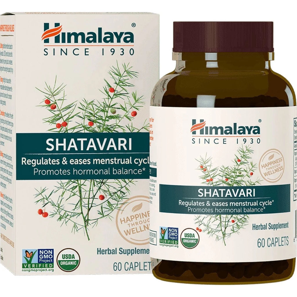 Organic Shatavari for PMS, Menstrual Cramp Relief, Menopause Support, and Women'S Health, 60 Caplets