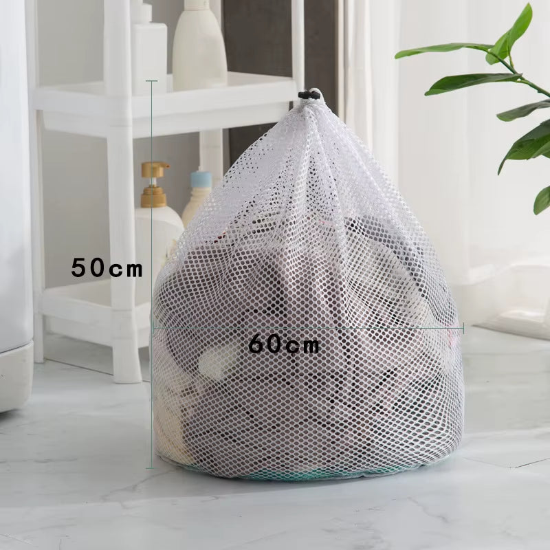 Large Washing Laundry Bag Mesh Organizer Net Dirty Bra Socks Underwear Shoe Storag Wash Machine Cover Clothes
