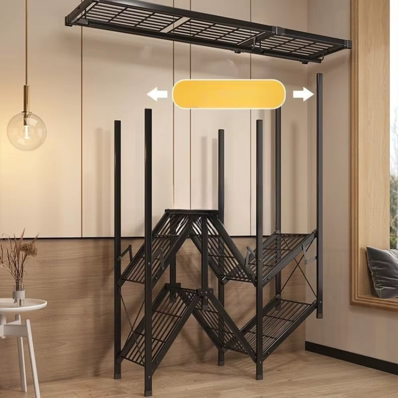 Sturdy Frame Folding Clothes Wardrobe Durable Tool Free Assembly Portable Storage Closet Bedroom Apartment Rental Furniture