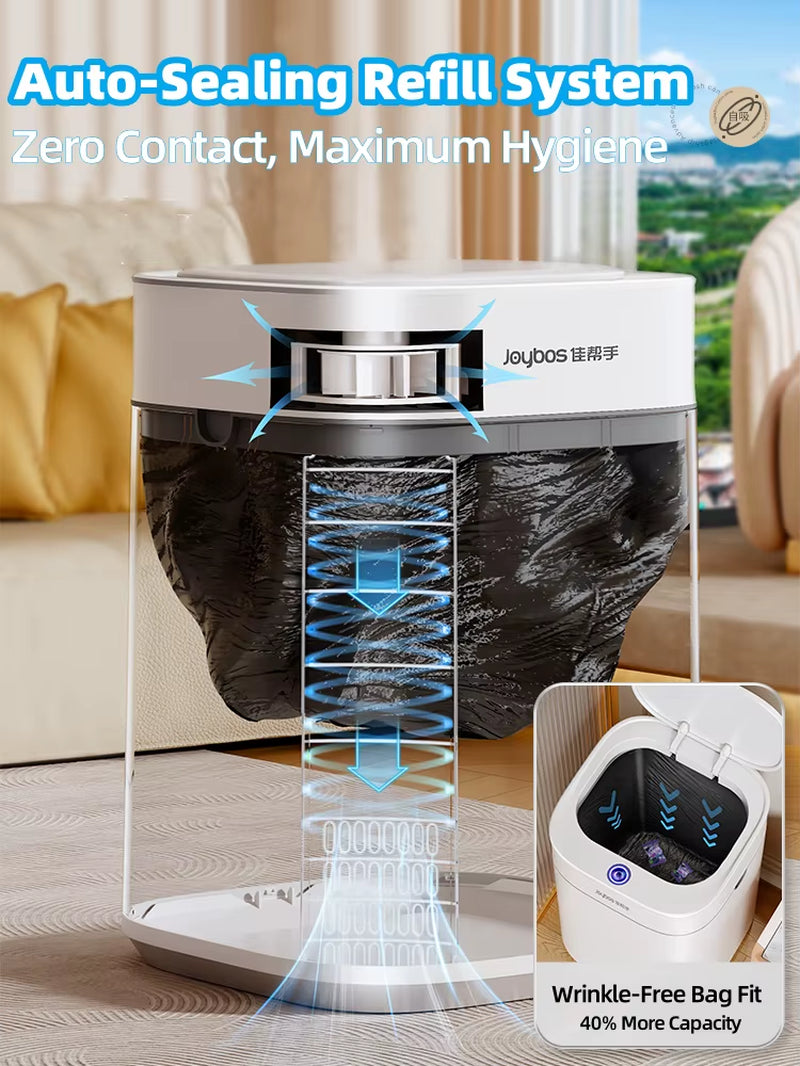 10L Smart Sensing Trash Can Rechargeable Kitchen with Lid Sundry Storage Bucket Bedroom Bathroom Toilet Paper Towel Basket