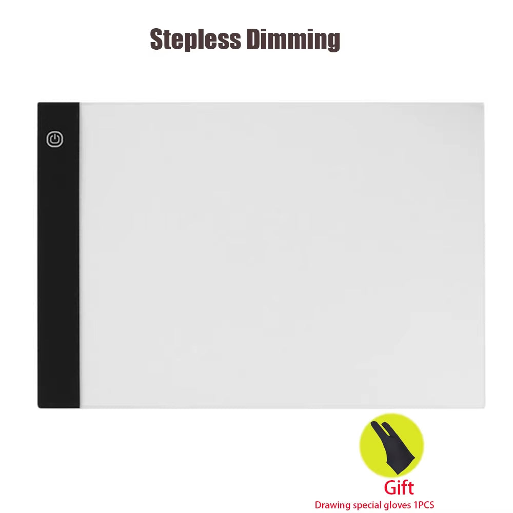 New A4 Digital USB Drawing Board LED Graphic Pad Light Box Tracing Copy Board Electronic Art Writing Painting Table Pad