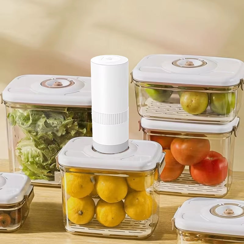 Kitchen Handheld Vacuum Sealer for Food Vaccum Sealing Portable Air Remover for Sous Vide Bags Clothes Storage Bag Containers