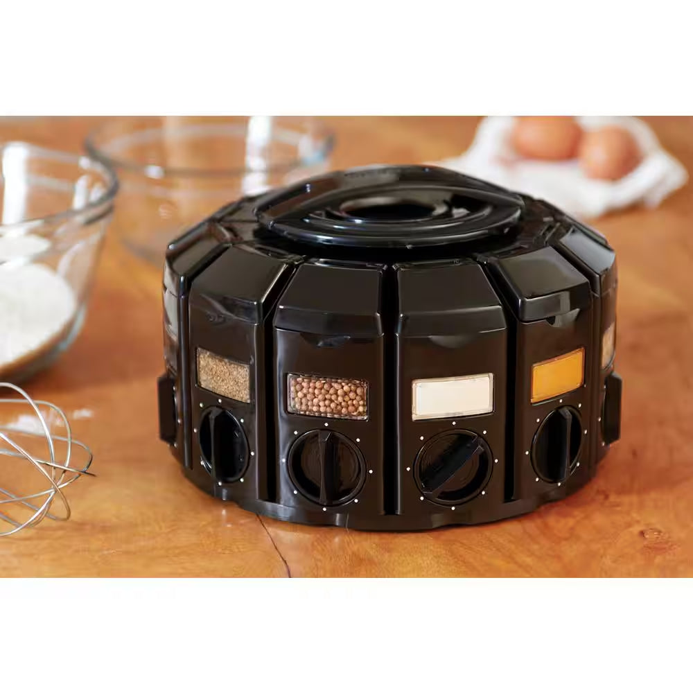 Select a Spice Plastic Black Spice Carousel
