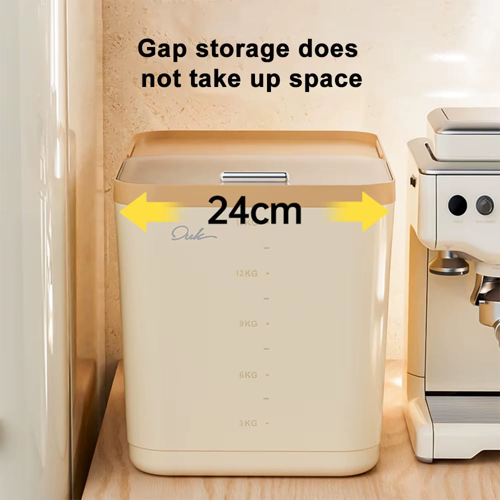 5/10/15KG Rice Storage Box Home with Lid Insect Proof Moisture Proof Rice Box Sealed Jar Kitchen Container Storing Dry Grain