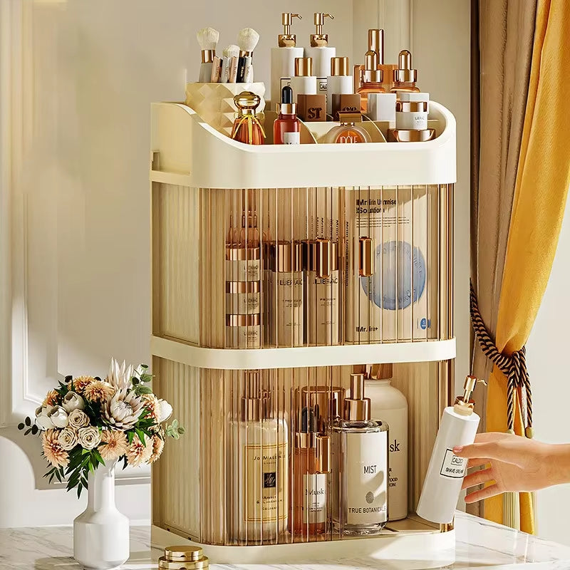 Drawer Type Organizer Desktop Storage Cosmetics Storage Box Large Capacity Dressing Table Skin Care Products Storage Rack