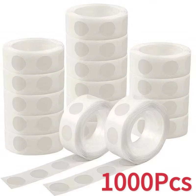 100-1000Pcs round Double Sided Tape Adhesive Dots Fastener Strong Acrylic Sticker DIY Scrapbooking Craft Production Fixing Pad